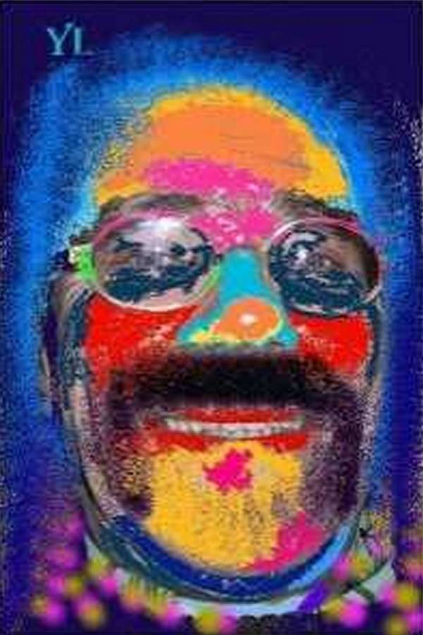 artifiziell koloriertes Selfie