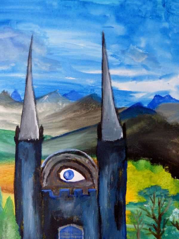 Burg mit Auge